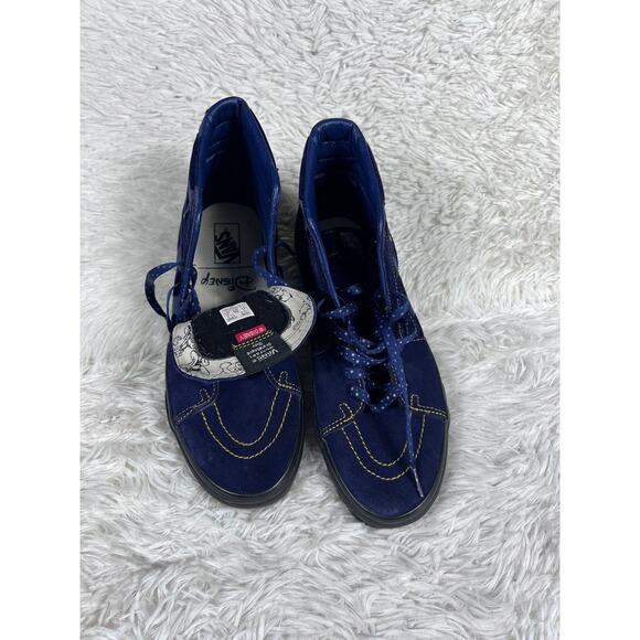 Disney Vans Sk8-Hi Shoes Mens Size 10.5 Blue Moon Star Mickey Mouse Magic Skate - Picture 9 of 12